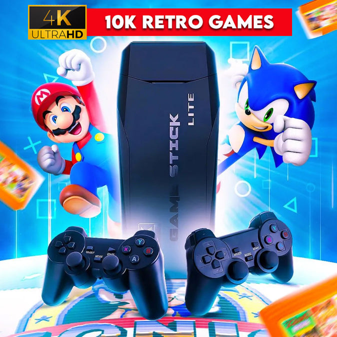 GameStick™ 4K - 10,000 Retro Games [Limited Time Offer]